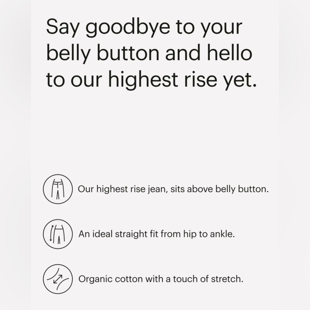 Everlane Way-High Jean NWOT - Picture 11 of 12